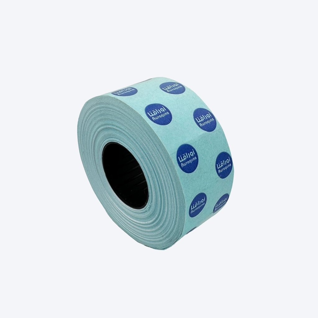 White Date Sticker 26x16mm - Two-Line - Non-Thermal
