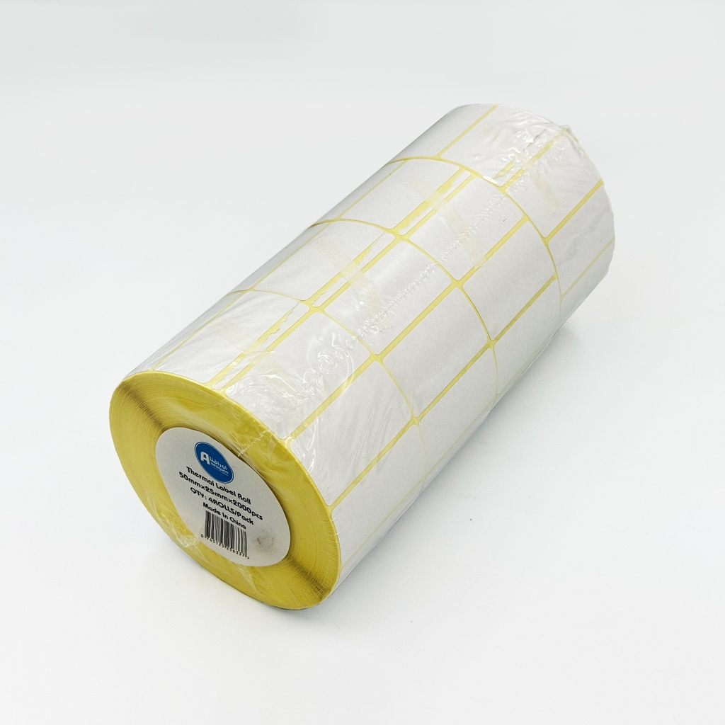 Thermal Sticker 50x25mm - 2000 pcs/roll