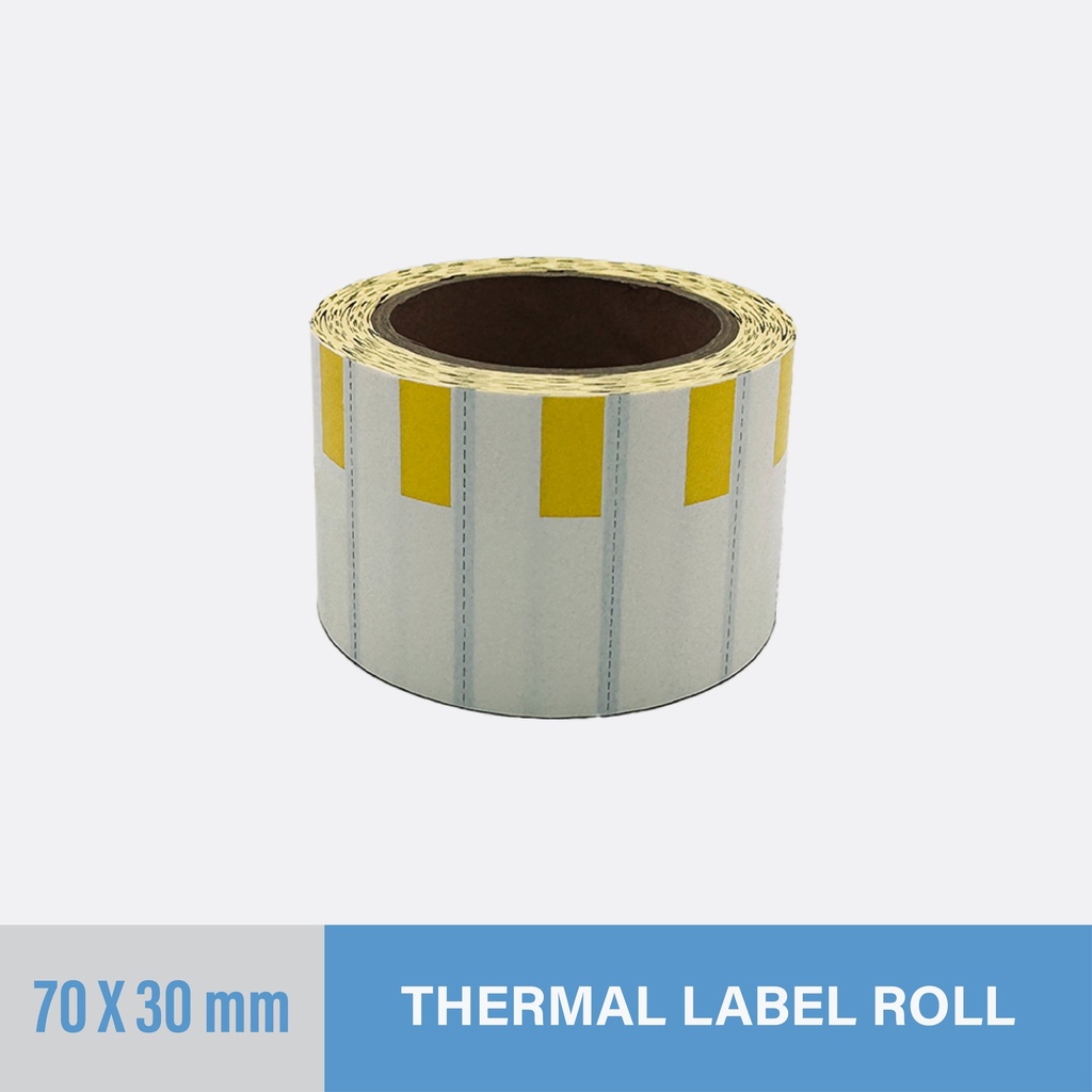 Thermal Sticker 70x30mm - 1000 pcs/roll
