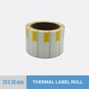 Thermal Sticker 70x30mm - 1000 pcs/roll