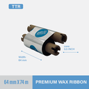 Wax Ribbon 64x74mm