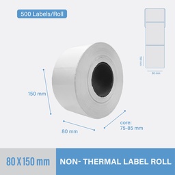 [TL80150] Polypropylene label 80x150mm - Water Resistant